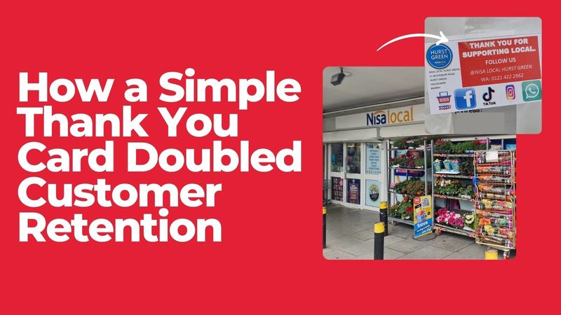 How a Simple Thank You Card Doubled Customer Retention