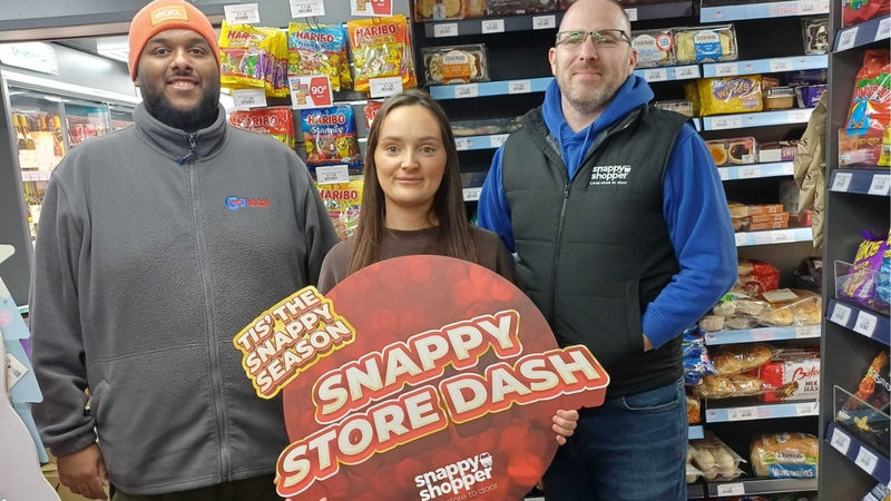 22 Kids and Counting’s Millie Radford takes on festive Snappy Store Dash for Morecambe Bay Foodbank